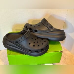 CROCS Black Slip-On Clogs